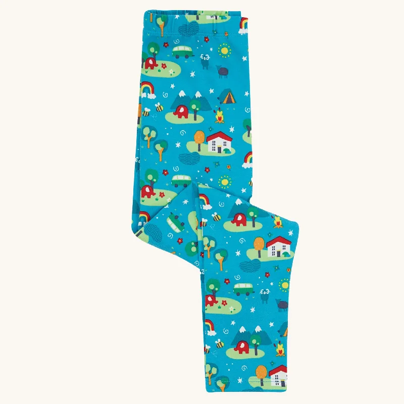 Frugi Babipur World Libby Printed Leggings