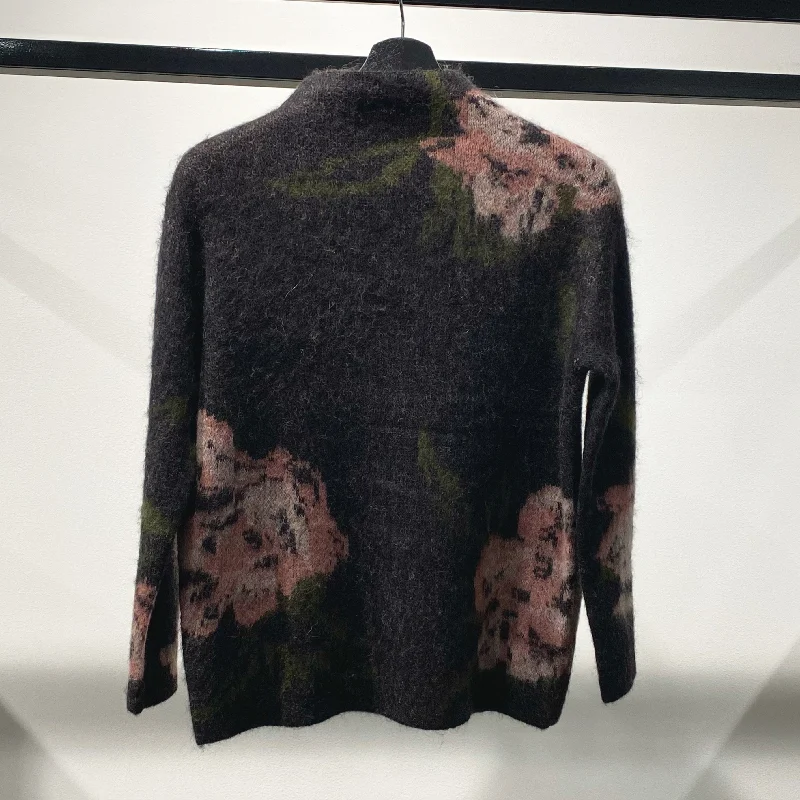 Vince Rose Jacquard Funnel Neck