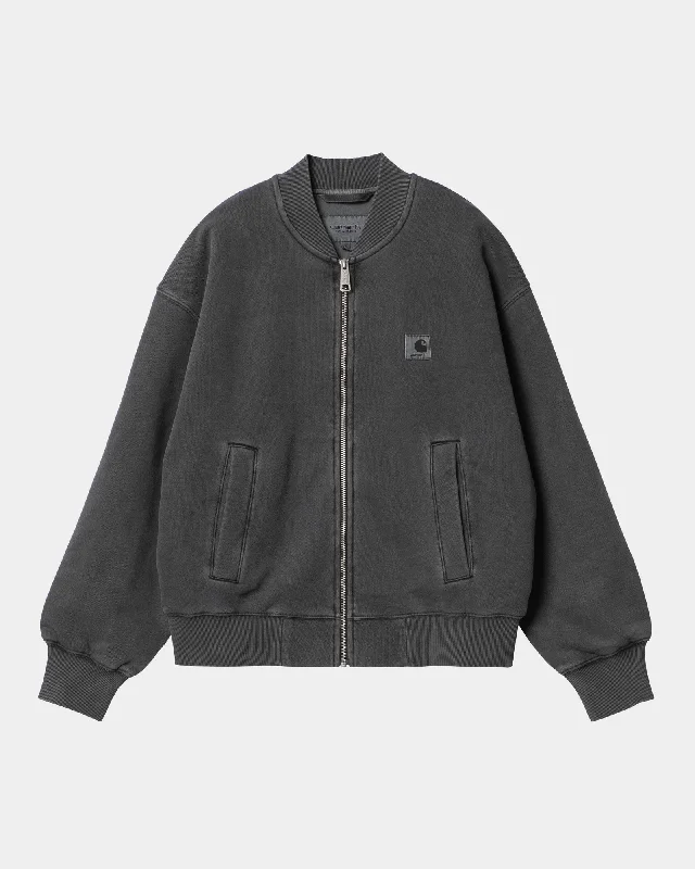 Women’s Nelson Sweatshirt Bomber | Charcoal