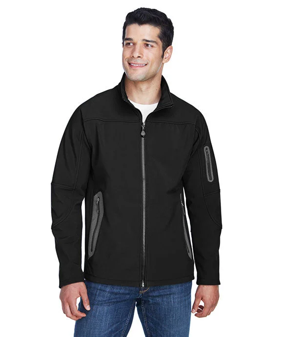 88138 - North End Mens Three-Layer Fleece Bonded Soft Shell Technical Jacket