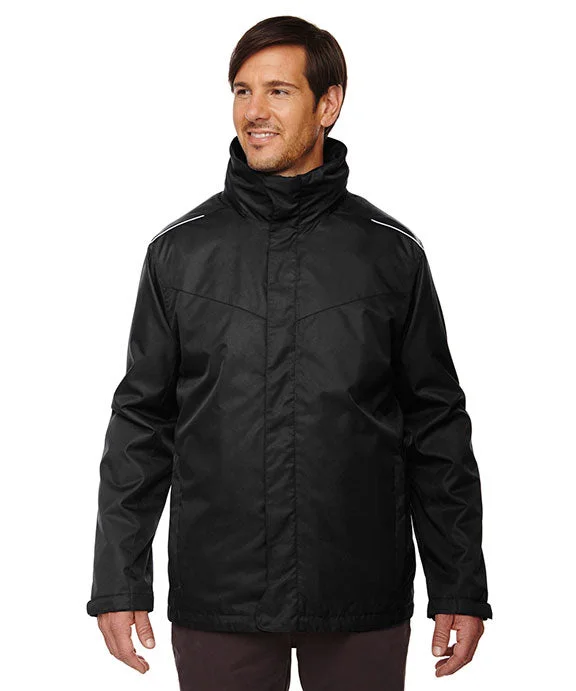 88205T - Core 365 Mens Tall Region 3-in-1 Jacket with Fleece Liner