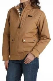 Cinch Women's Brown Bomber Jacket