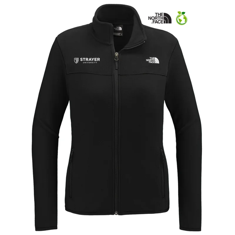 NEW STRAYER The North Face® Ladies Glacier Full-Zip Fleece Jacket - TNF Black