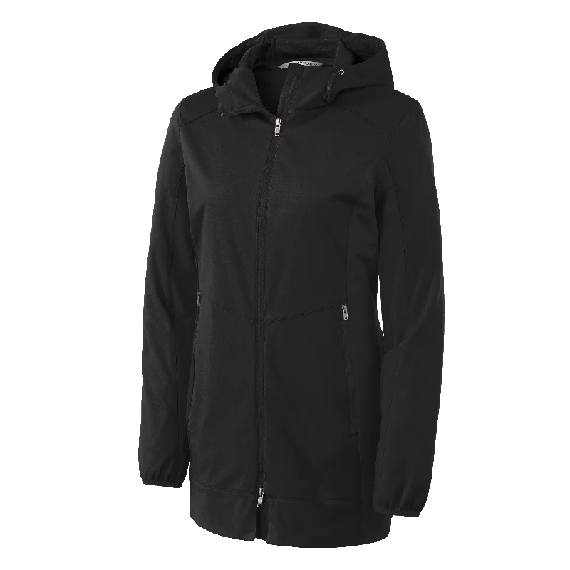 D1740W  Ladies Active Hooded Soft Shell Jacket