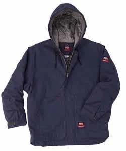 Key Flame Resistant Insulated Duck Hooded Jacket