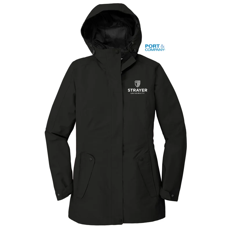 NEW STRAYER Port Authority ® LADIES Collective Outer Shell Jacket-DEEP BLACK