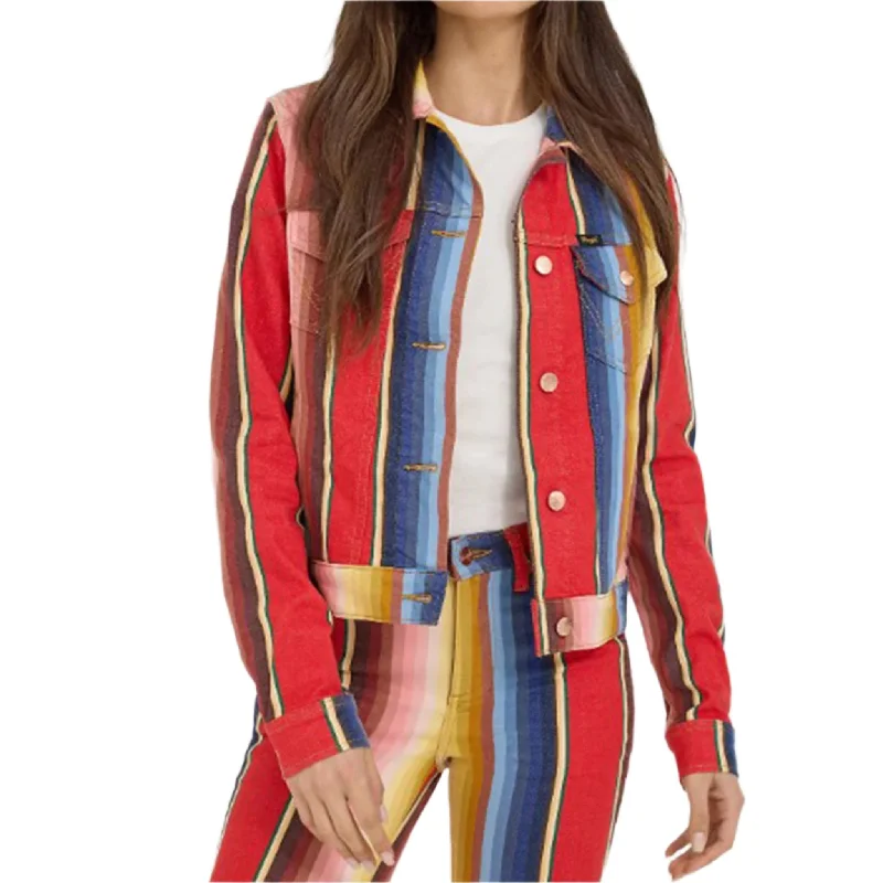 Wrangler Women's Lainey Wilson Serape Jean Jacket