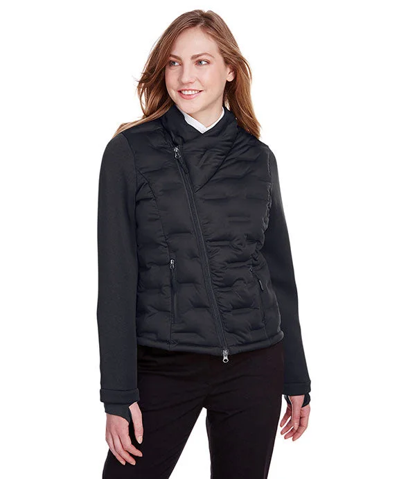 NE710W - North End Ladies Loft Pioneer Hybrid Bomber Jacket