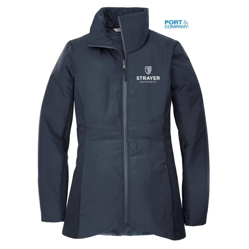 NEW STRAYER  Port Authority ® Ladies Collective Insulated Jacket-River Blue Navy