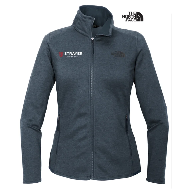 NEW STRAYER The North Face ® Ladies Skyline Full-Zip Fleece Jacket-Urban Navy Heather