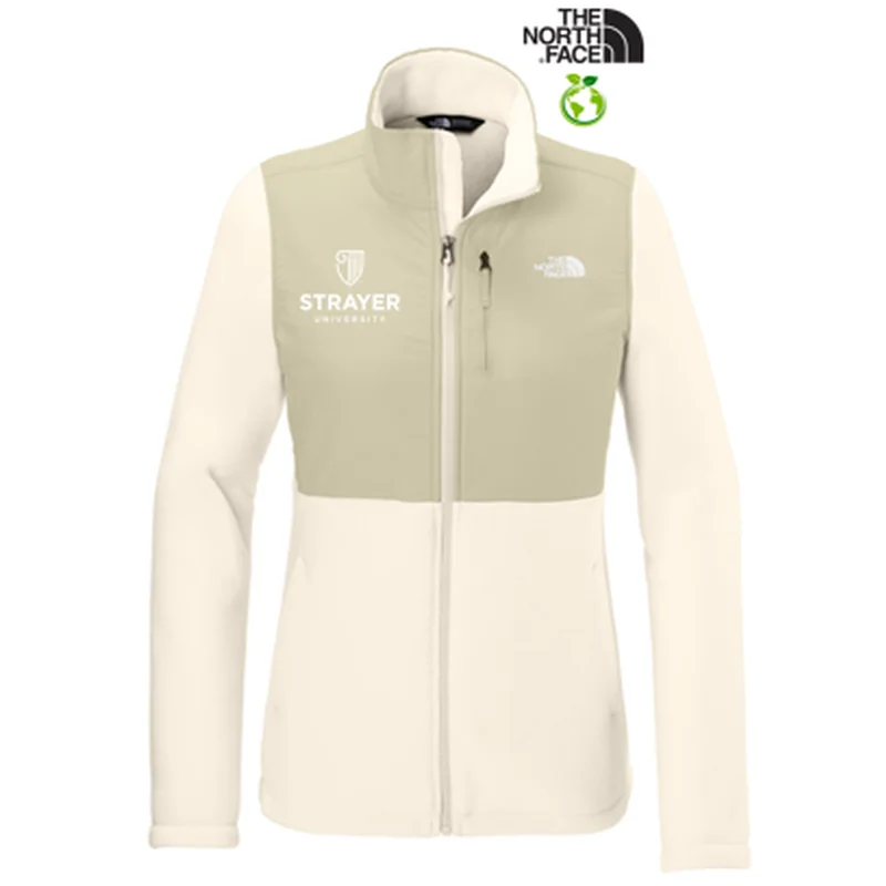 NEW STRAYER - The North Face® Women’s Highest Peak Full-Zip Fleece Jacket - Gardenia White/Gravel