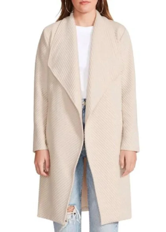 Steve Madden Knit Jacket- Bone