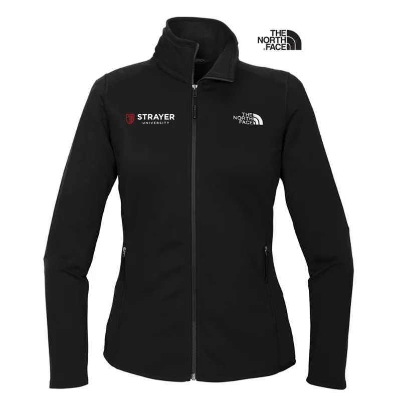 NEW STRAYER The North Face ® Ladies Skyline Full-Zip Fleece Jacket-BLACK