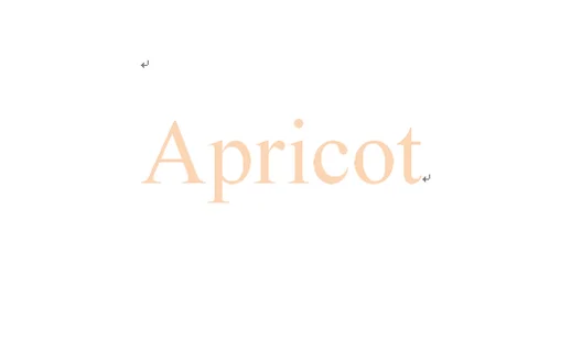 apricot