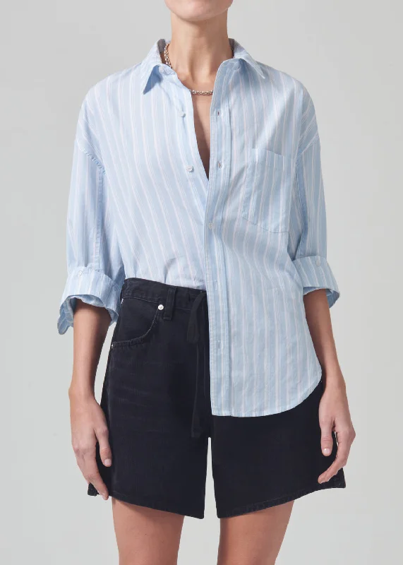 Kayla Shirt in Marino Stripe