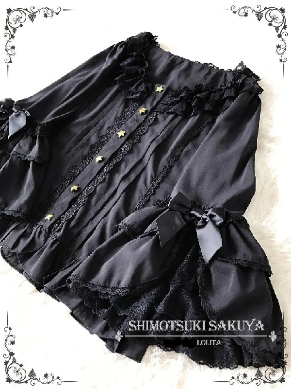 Sakuya Lolita~Whisper Of Stars~Vintage Lolita Shirt Long Sleeve Blouse