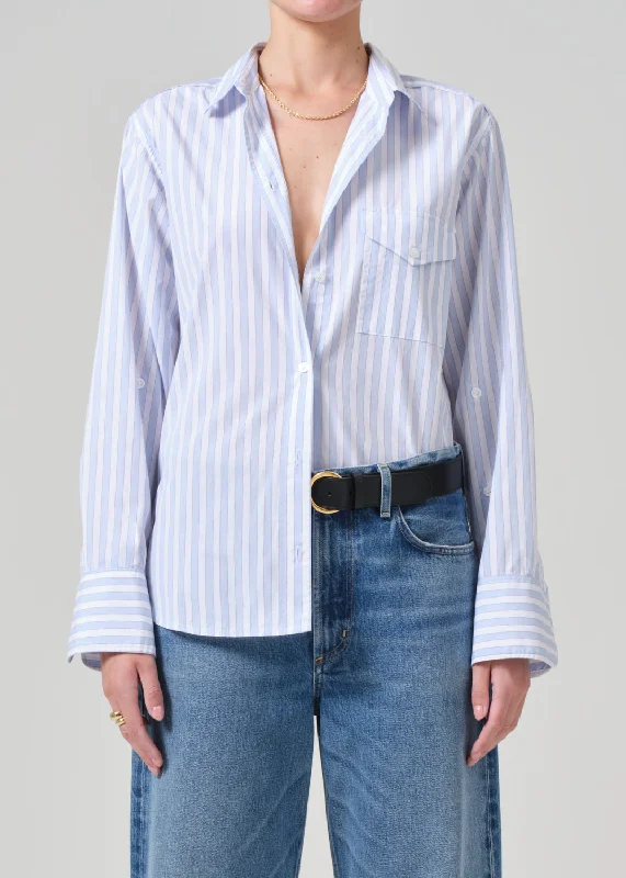 Shay Shirt in French Stripe