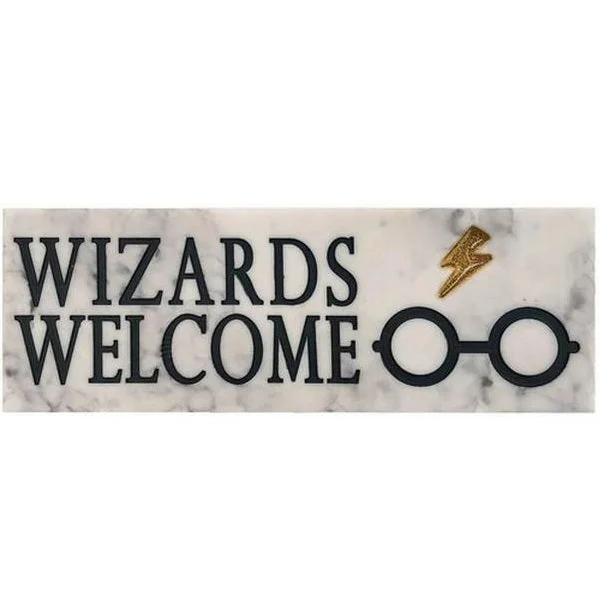 Harry Potter Wizards Welcome Desk Sign