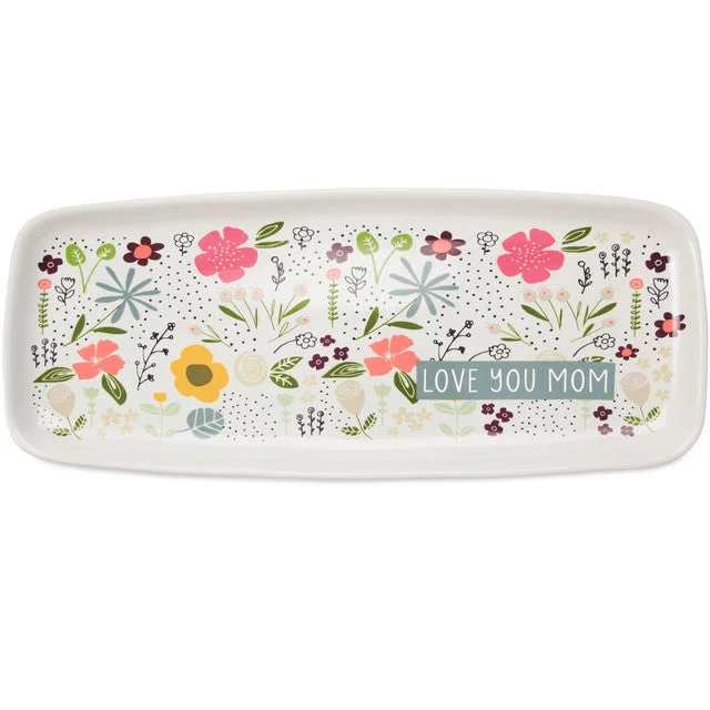 Love You Mom Keepsake Tray 11"