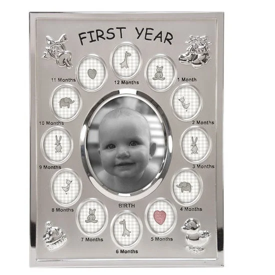 Malden Baby's First Year Collage Photo Frame for 13 photos