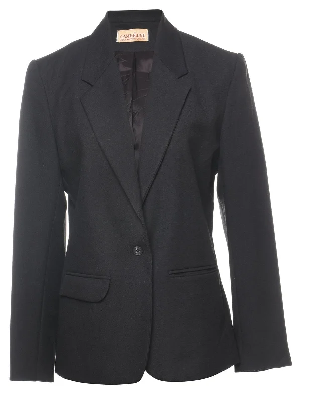 Black Classic Blazer - M