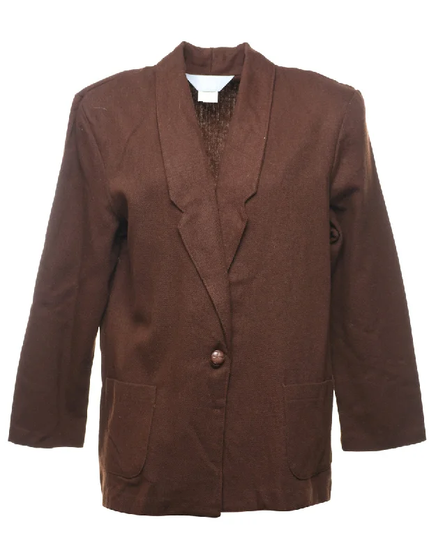 Brown Blazer - L