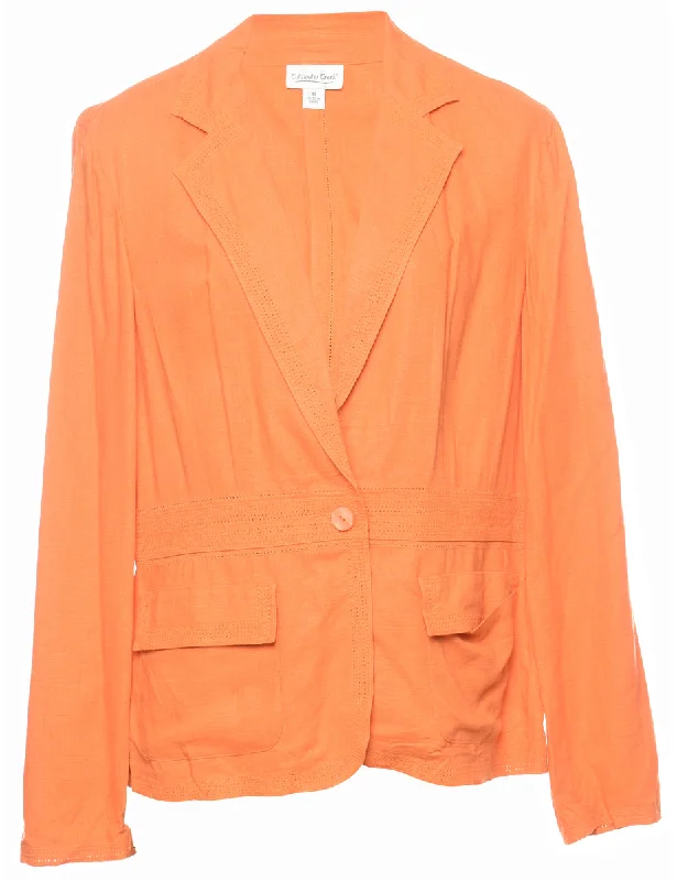 Orange Classic Blazer - M