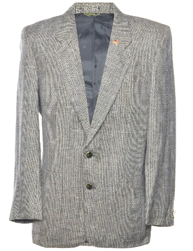 Patterned Grey Blazer - XL