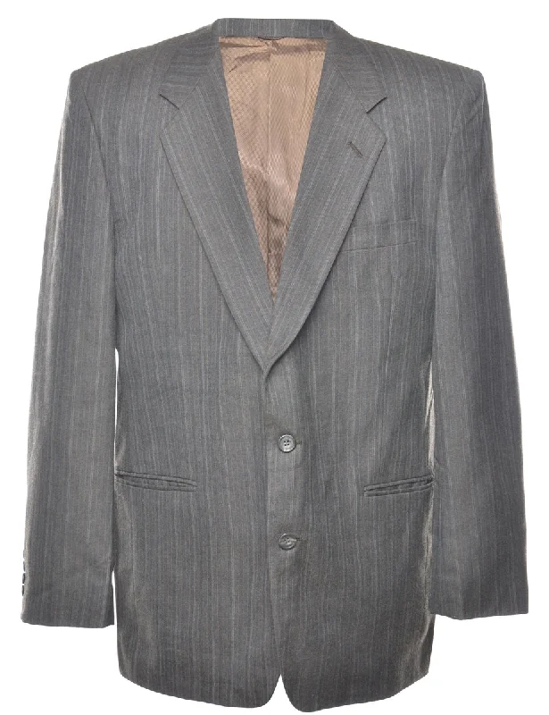 Pinstriped Blazer - L