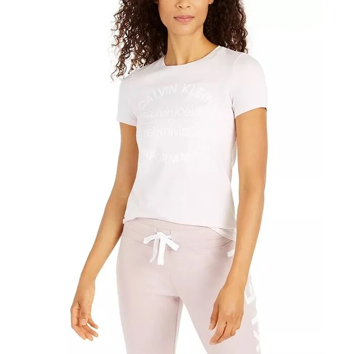 Calvin Klein Performance Women's Logo T-Shirt White Size X-Small