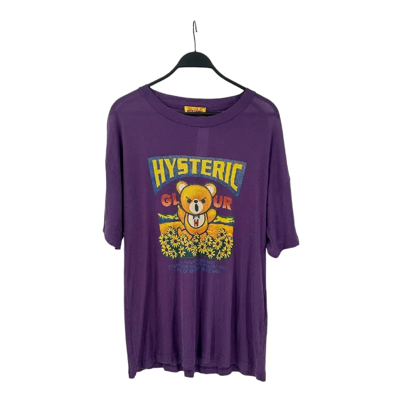 HYSTERIC GLAMOUR/T-Shirt/FREE/Purple/Cotton/Graphic