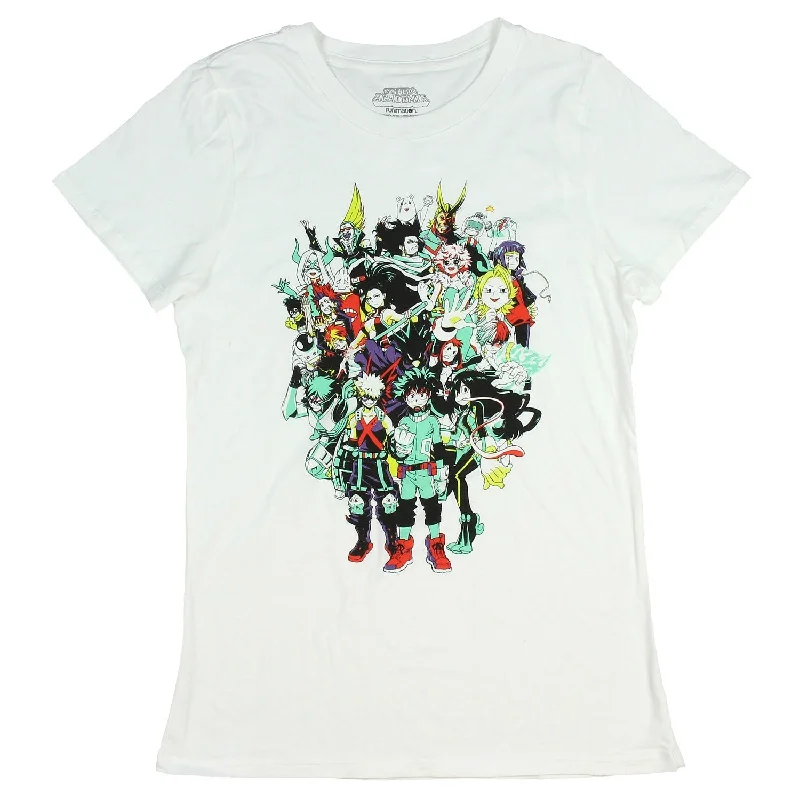 My Hero Academia Juniors Character Group Graphics Design T-Shirt