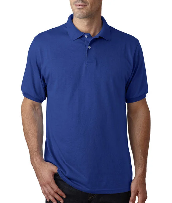 054X - Hanes Adult ComfortBlend EcoSmart® Jersey Polo Shirt | Deep Royal