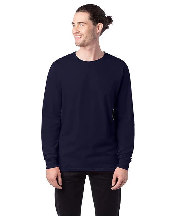 5286 - Hanes ComfortSoft® Long-Sleeve T-Shirt | Athletic Navy