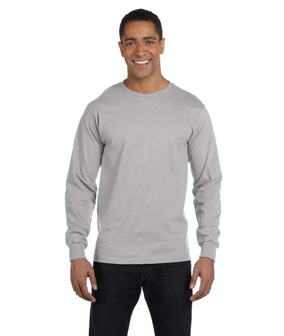 5286 - Hanes ComfortSoft® Long-Sleeve T-Shirt | Light Steel