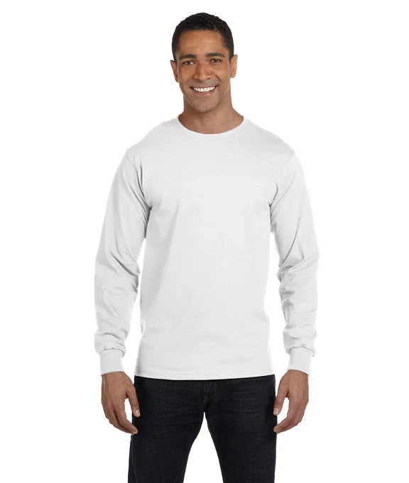 5286 - Hanes ComfortSoft® Long-Sleeve T-Shirt | White