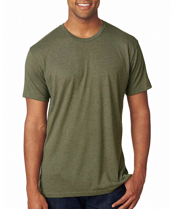 6010 - Next Level Unisex Tri-Blend Crew Neck T-Shirt | Military Green