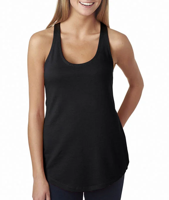 6933 - Next Level Ladies The Terry Racerback Tank Top | Black