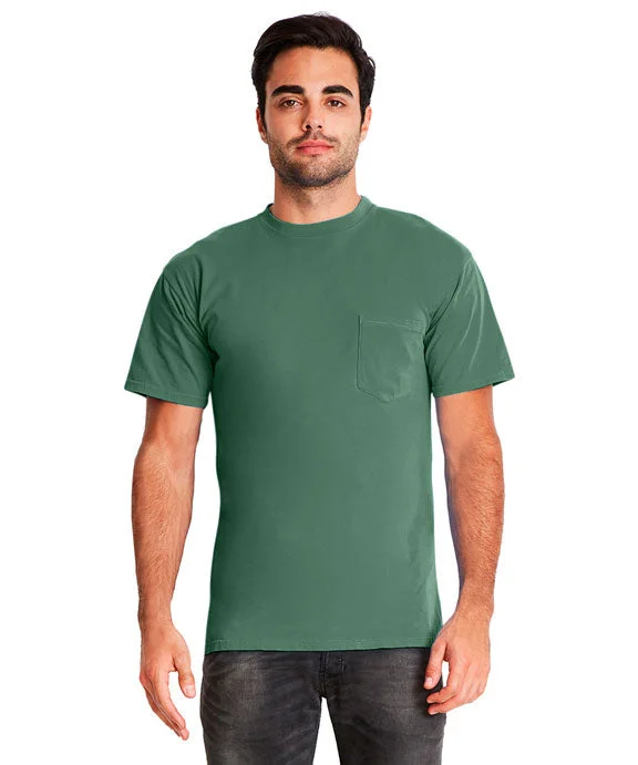 7415 - Next Level Adult Inspired Dye Crew Pocket Tee | Clover