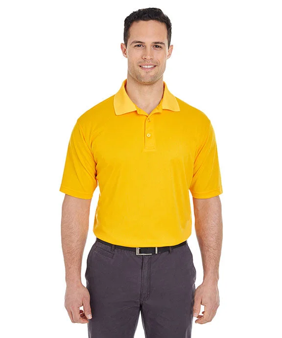 8210 - UltraClub Mens Cool & Dry Mesh Piqué Polo Shirt | Gold