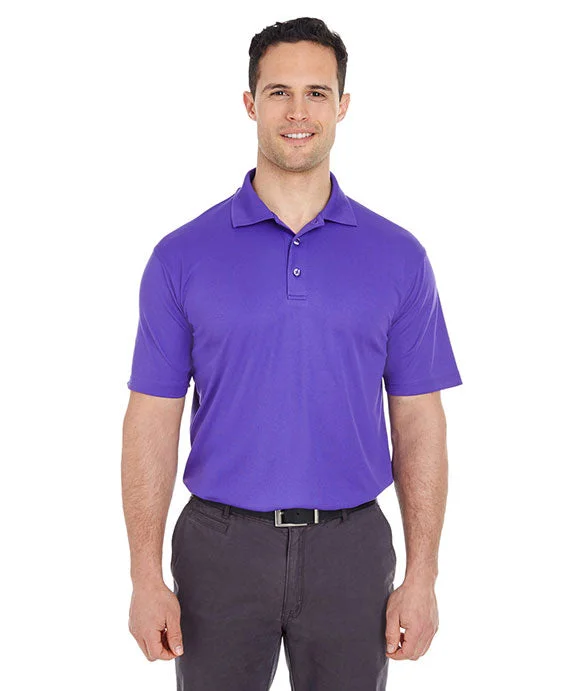 8210 - UltraClub Mens Cool & Dry Mesh Piqué Polo Shirt | Purple