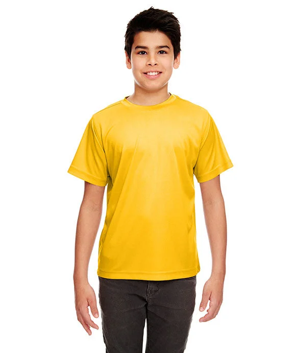 8420Y - UltraClub Youth Cool & Dry Sport Performance Interlock T-Shirt | Gold