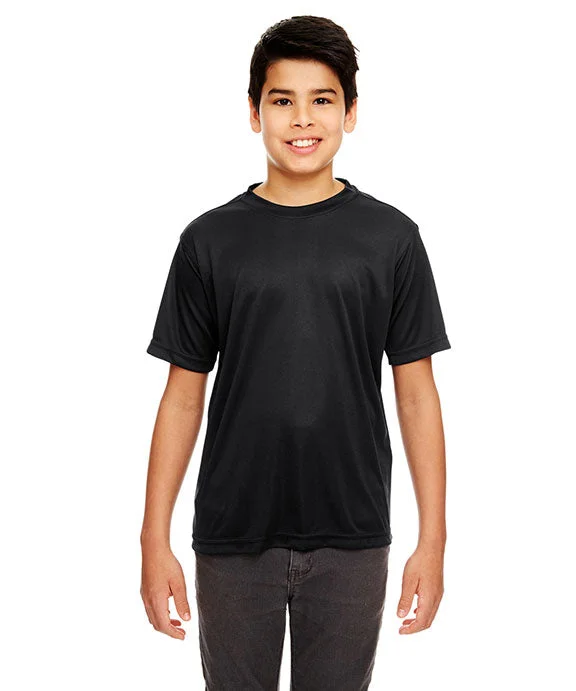 8620Y - UltraClub Youth Cool & Dry Basic Performance T-Shirt | Black