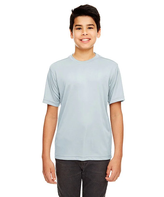 8620Y - UltraClub Youth Cool & Dry Basic Performance T-Shirt | Grey