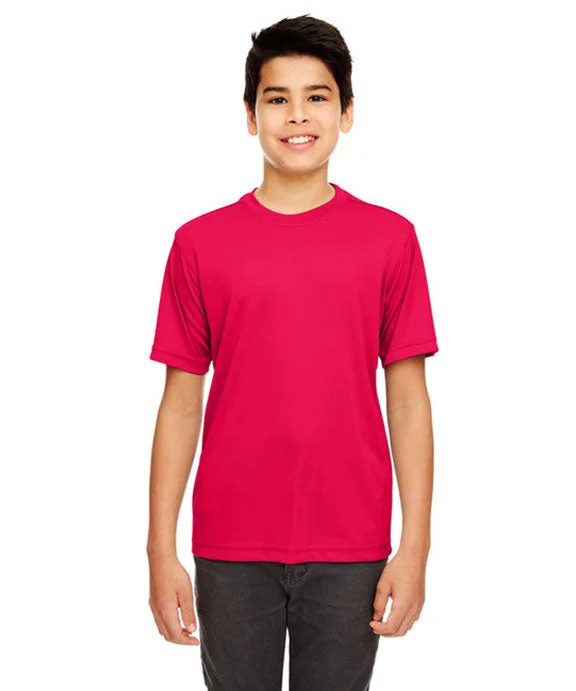 8620Y - UltraClub Youth Cool & Dry Basic Performance T-Shirt | Red