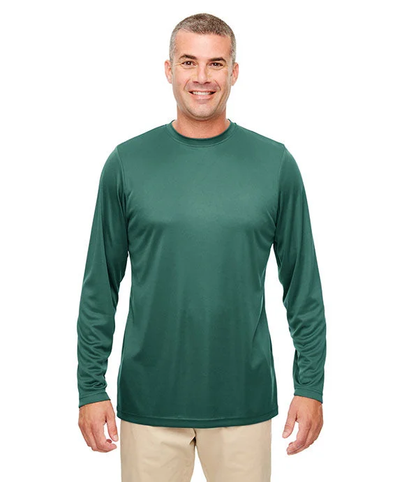 8622 - UltraClub Mens Cool & Dry Performance Long-Sleeve Top | Forest Green