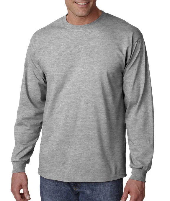 G2400 - Gildan Ultra Cotton® Adult Long Sleeve T-Shirt | Sport Grey