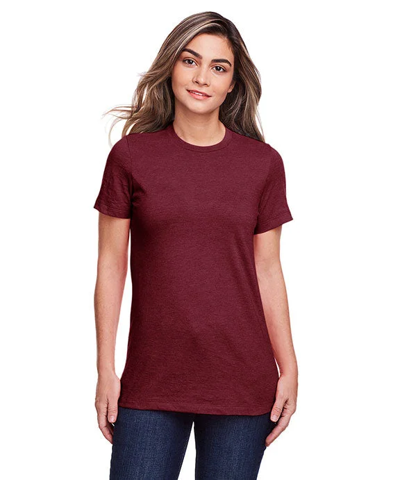 G670L - Gildan Ladies Softstyle CVC T-Shirt | Maroon Mist