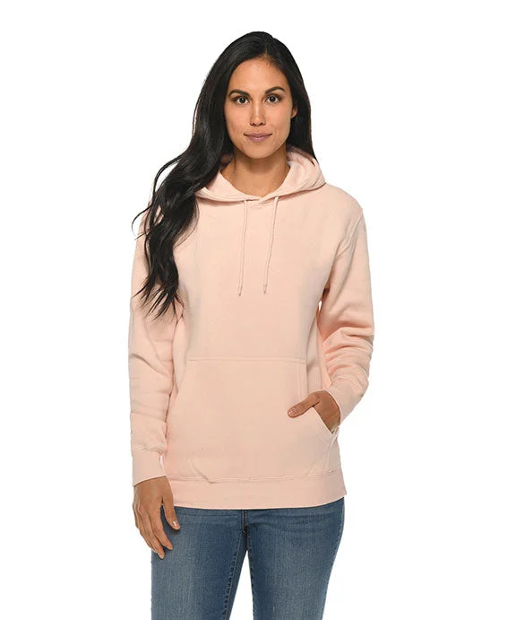 LS14001 - Lane Seven Unisex Premium Pullover Hooded Sweatshirt | Pale Pink