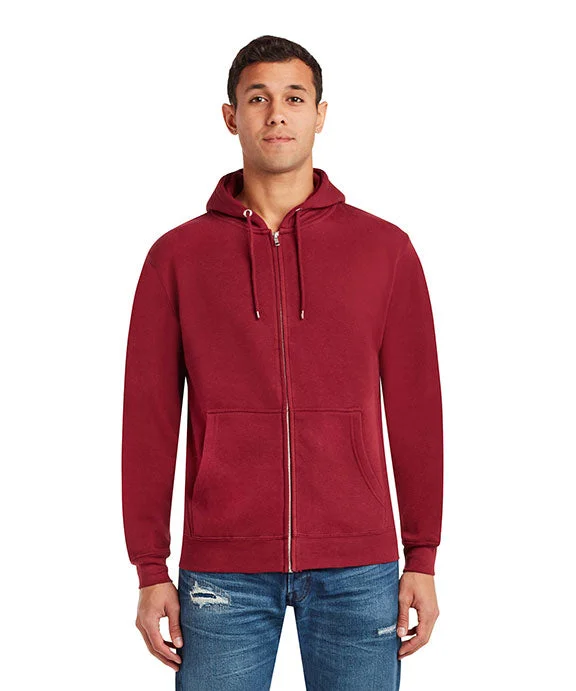 LS14003 - Lane Seven Unisex Premium Full-Zip Hooded Sweatshirt | Burgundy